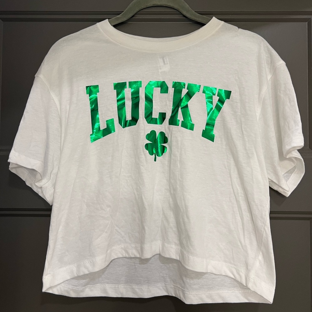 St Patrick’s Day Lucky Crop Top